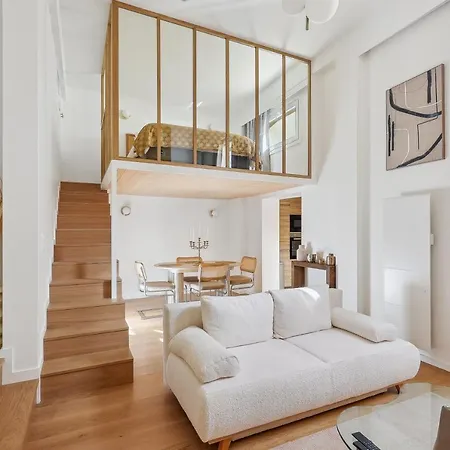 Luxueuse Avec Jardin Prive Sauna Et Jacuzzi Lägenhet Paris