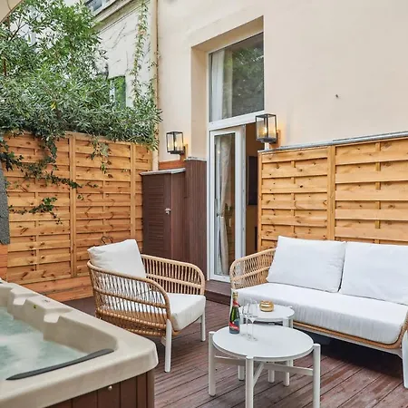 Luxueuse Avec Jardin Prive Sauna Et Jacuzzi Apartamento París